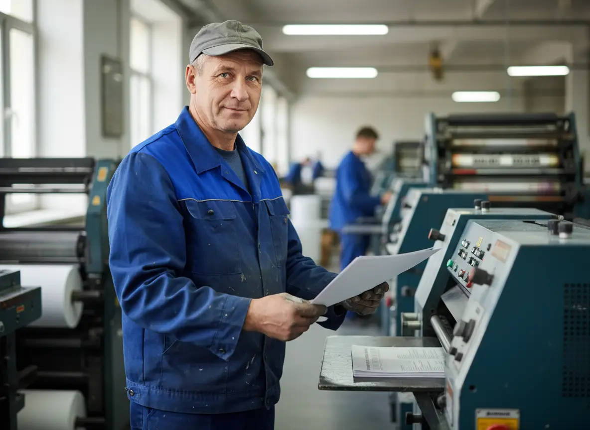 Удостоверение печатника флексографской печати
