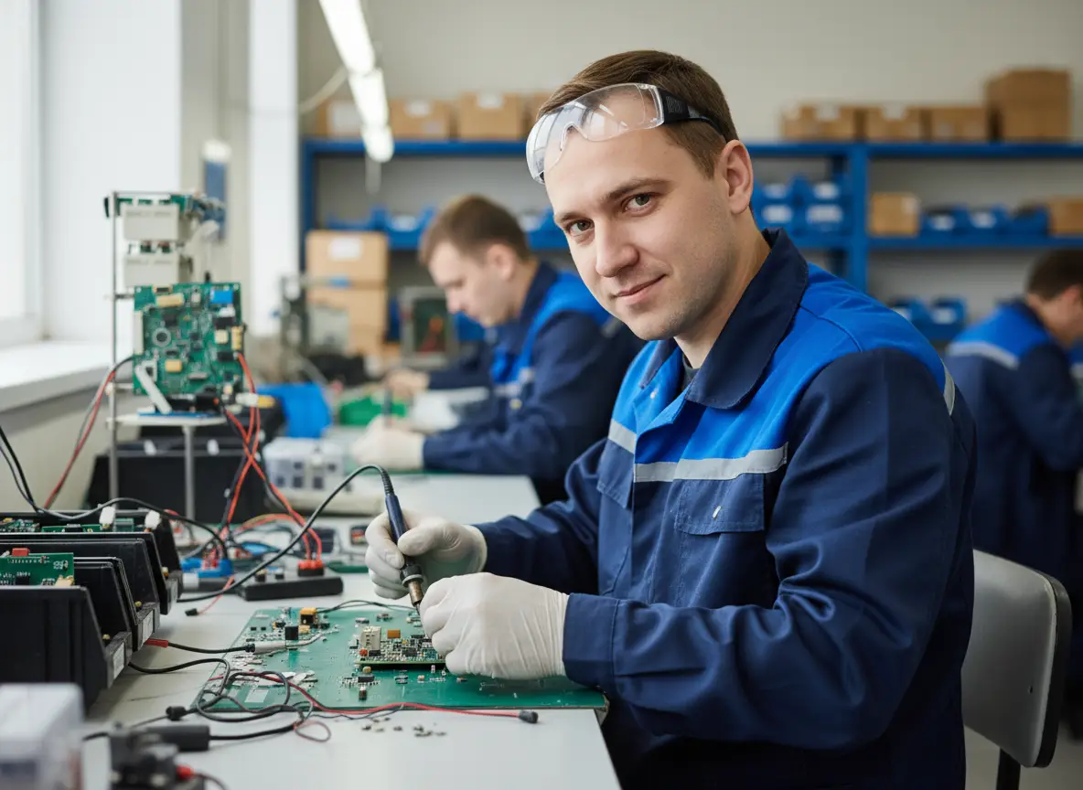 Удостоверение регулировщика радиоэлектронной аппаратуры и приборов